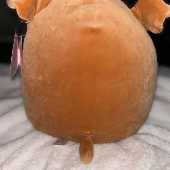 Squishmallow Andres the Sheltie Dog Valentine Pink Bandana 11” NWT Squishmallows - Picture 3 of 7